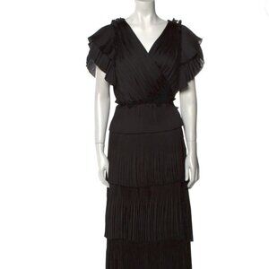 Diane Von Furstenberg Black Wrap Dress